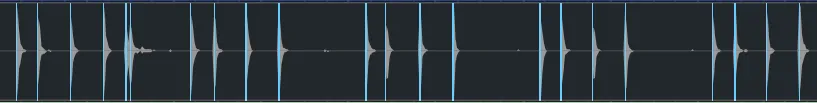 Snare track analyzed