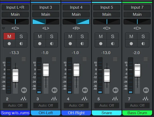 Initial mixer state