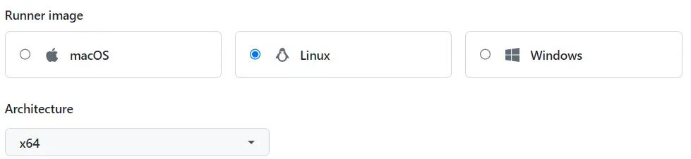 OS runner Options